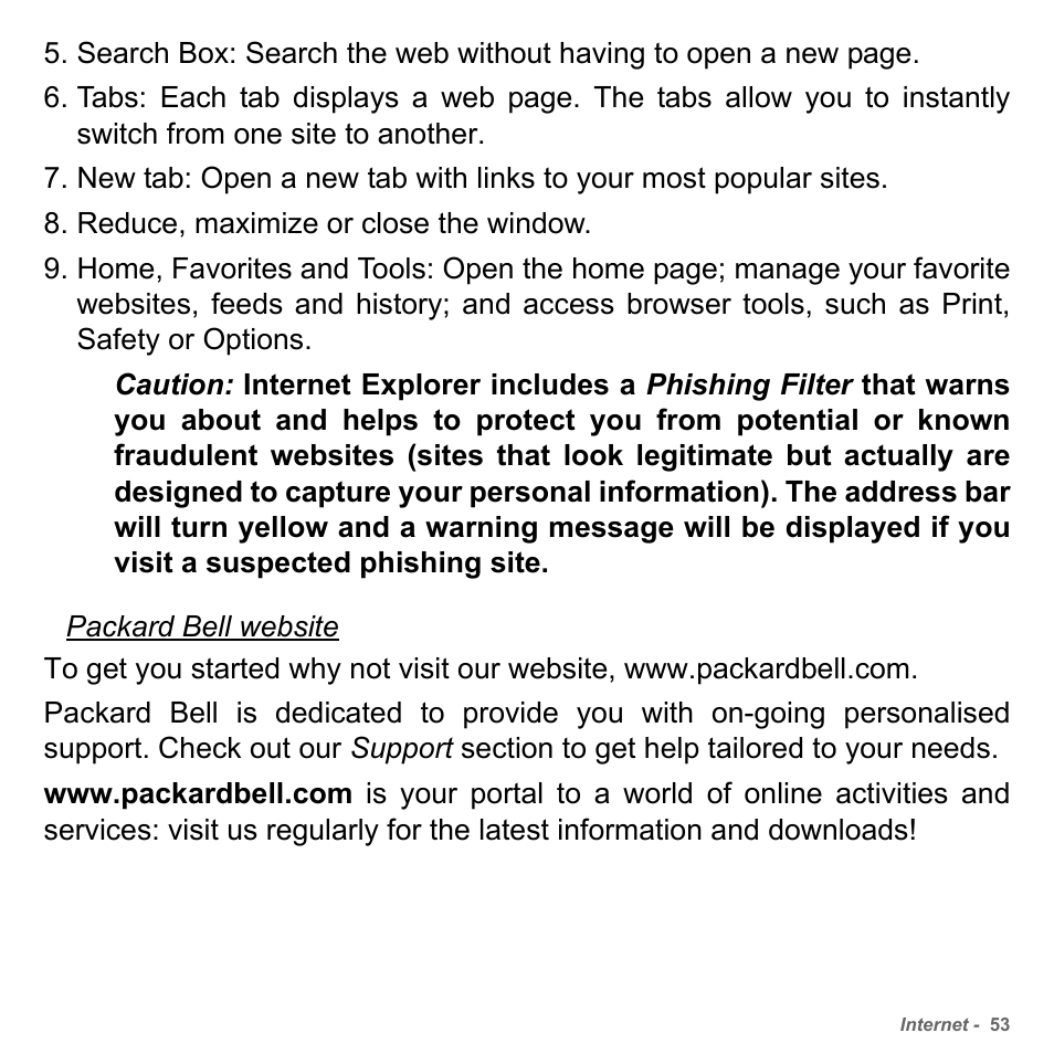 PACKARD BELL dot s series User Manual | Page 55 / 2279
