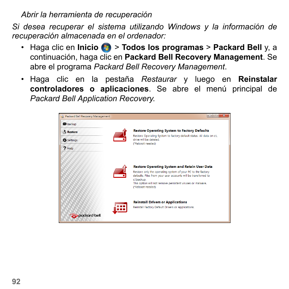 PACKARD BELL dot s series User Manual | Page 550 / 2279