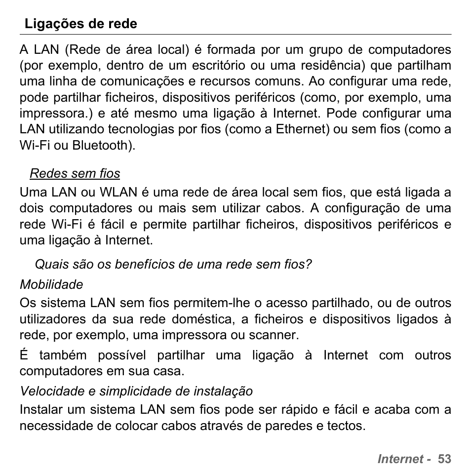 Ligações de rede | PACKARD BELL dot s series User Manual | Page 627 / 2279