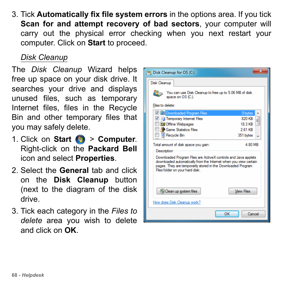 PACKARD BELL dot s series User Manual | Page 70 / 2279