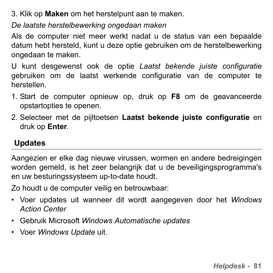 Updates | PACKARD BELL dot s series User Manual | Page 771 / 2279