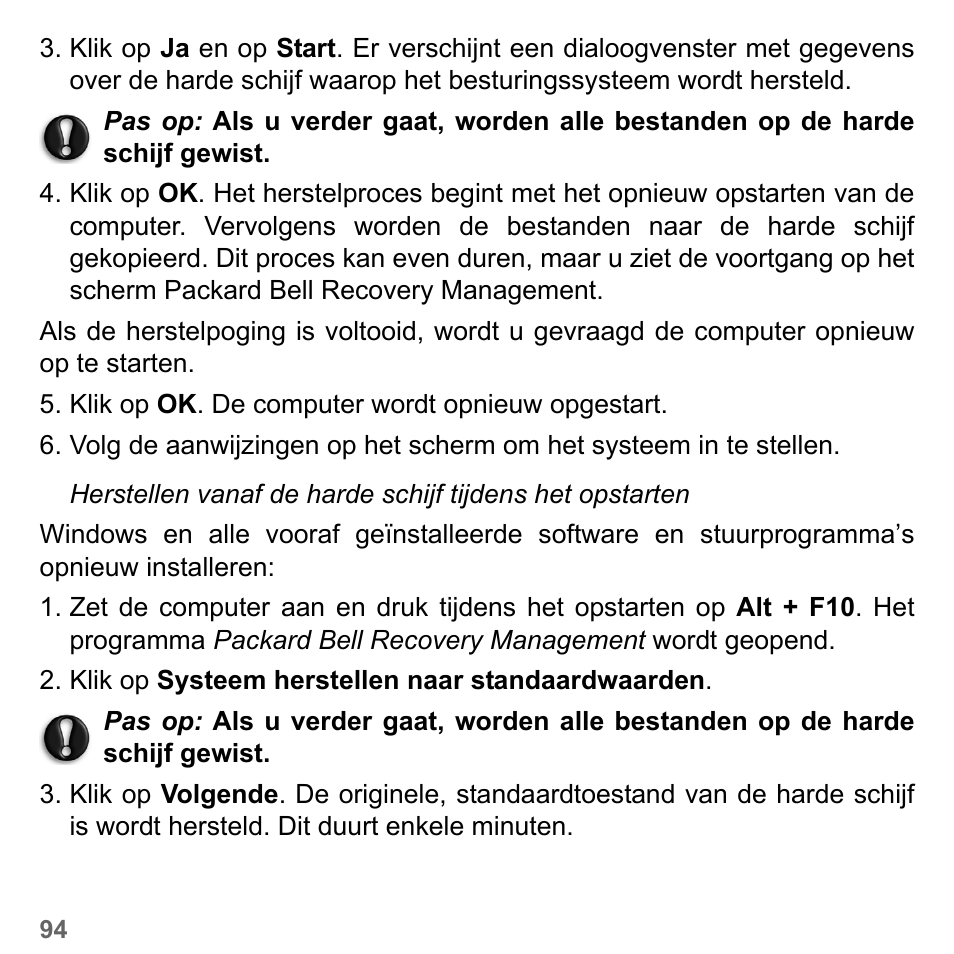 PACKARD BELL dot s series User Manual | Page 784 / 2279
