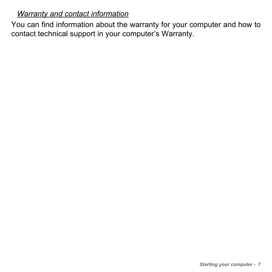 PACKARD BELL dot s series User Manual | Page 9 / 2279