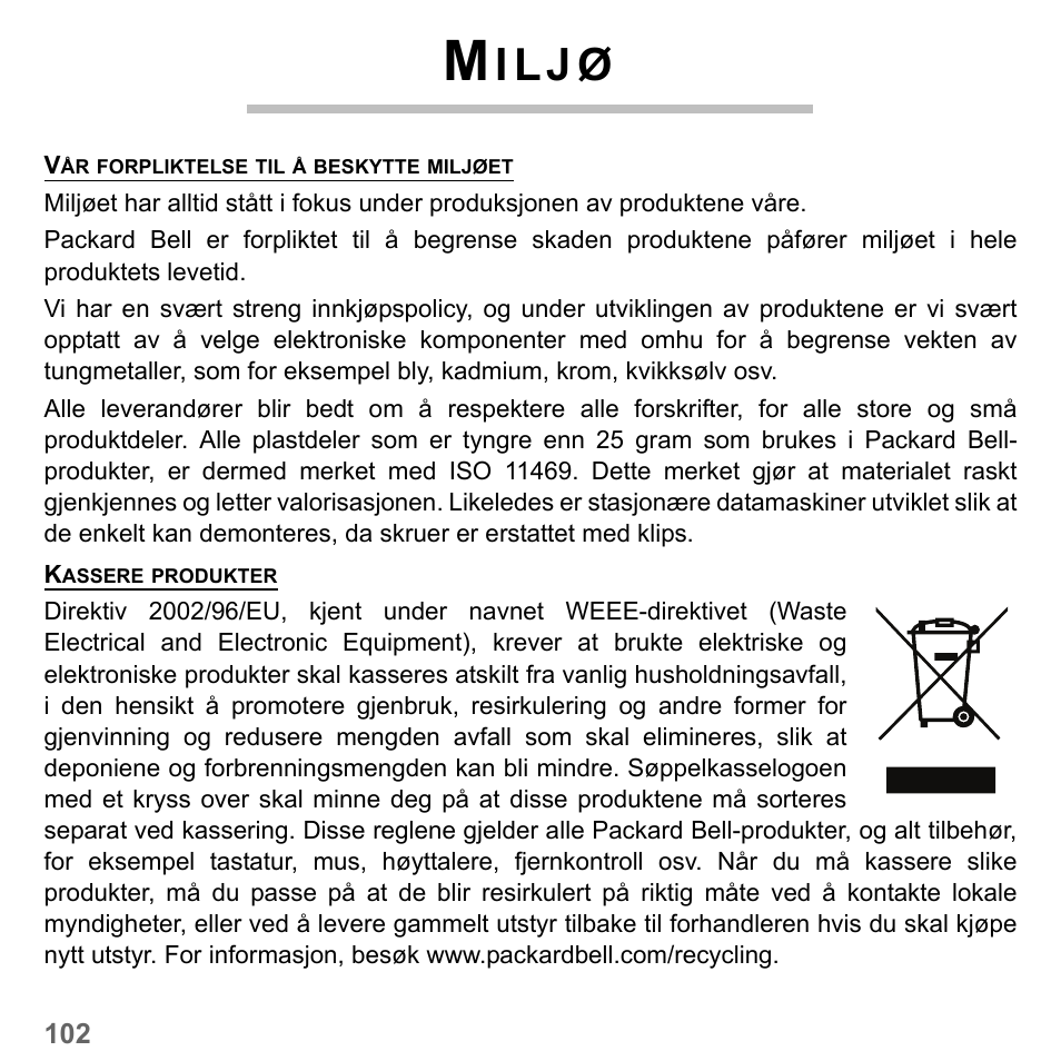 Miljø, I l j ø | PACKARD BELL dot s series User Manual | Page 906 / 2279