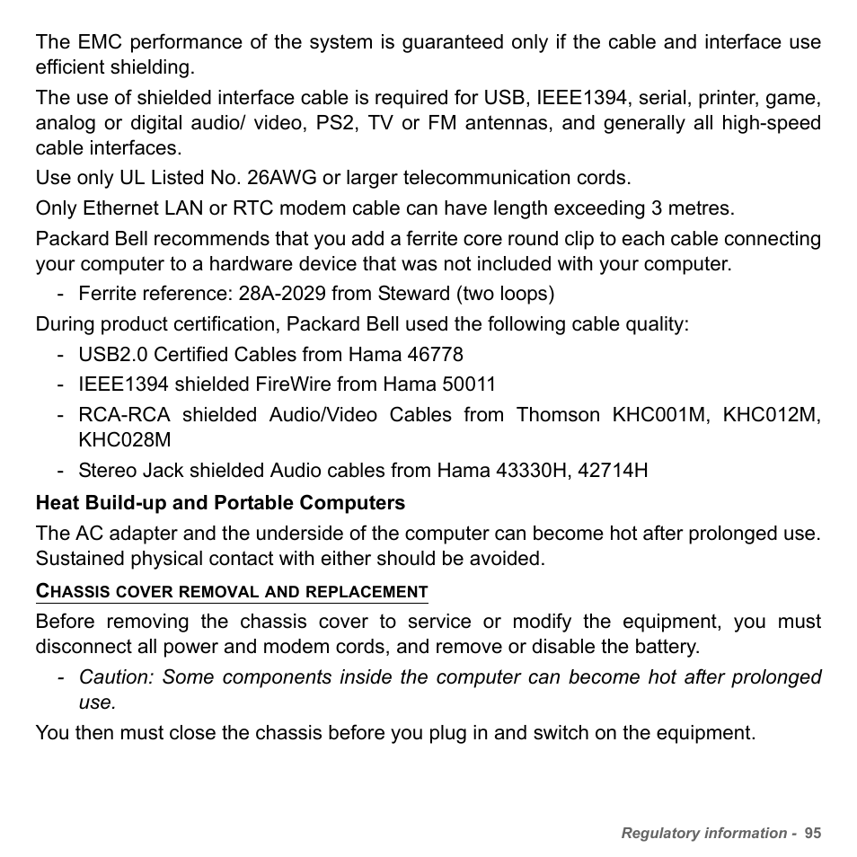 PACKARD BELL dot s series User Manual | Page 97 / 2279