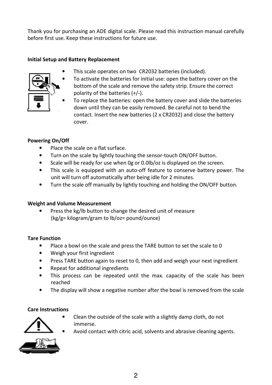 Frieling Slim/ KE863 User Manual | Page 2 / 4