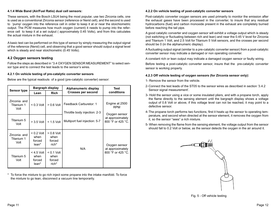 General Technologies ST05 Oxygen Sensor Tester and Simulator User Manual | Page 7 / 9