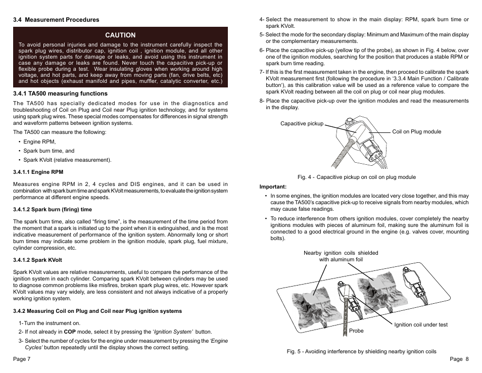 General Technologies TA500 SmarTach+COP : Multisystem Engine Analyser User Manual | Page 5 / 9