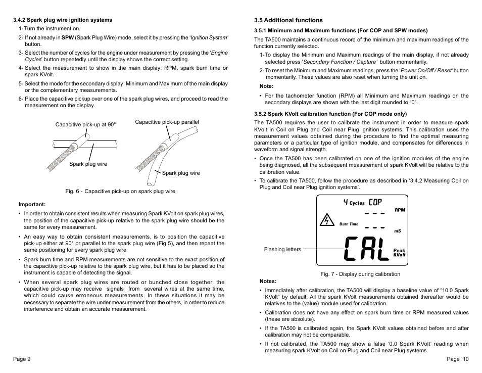 General Technologies TA500 SmarTach+COP : Multisystem Engine Analyser User Manual | Page 6 / 9
