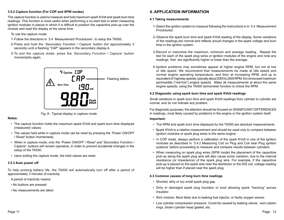 General Technologies TA500 SmarTach+COP : Multisystem Engine Analyser User Manual | Page 7 / 9