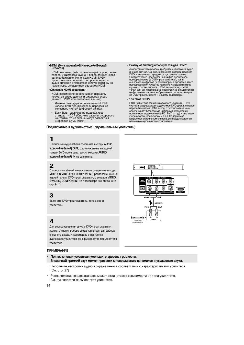 Samsung DVD-HD870 User Manual | Page 14 / 70