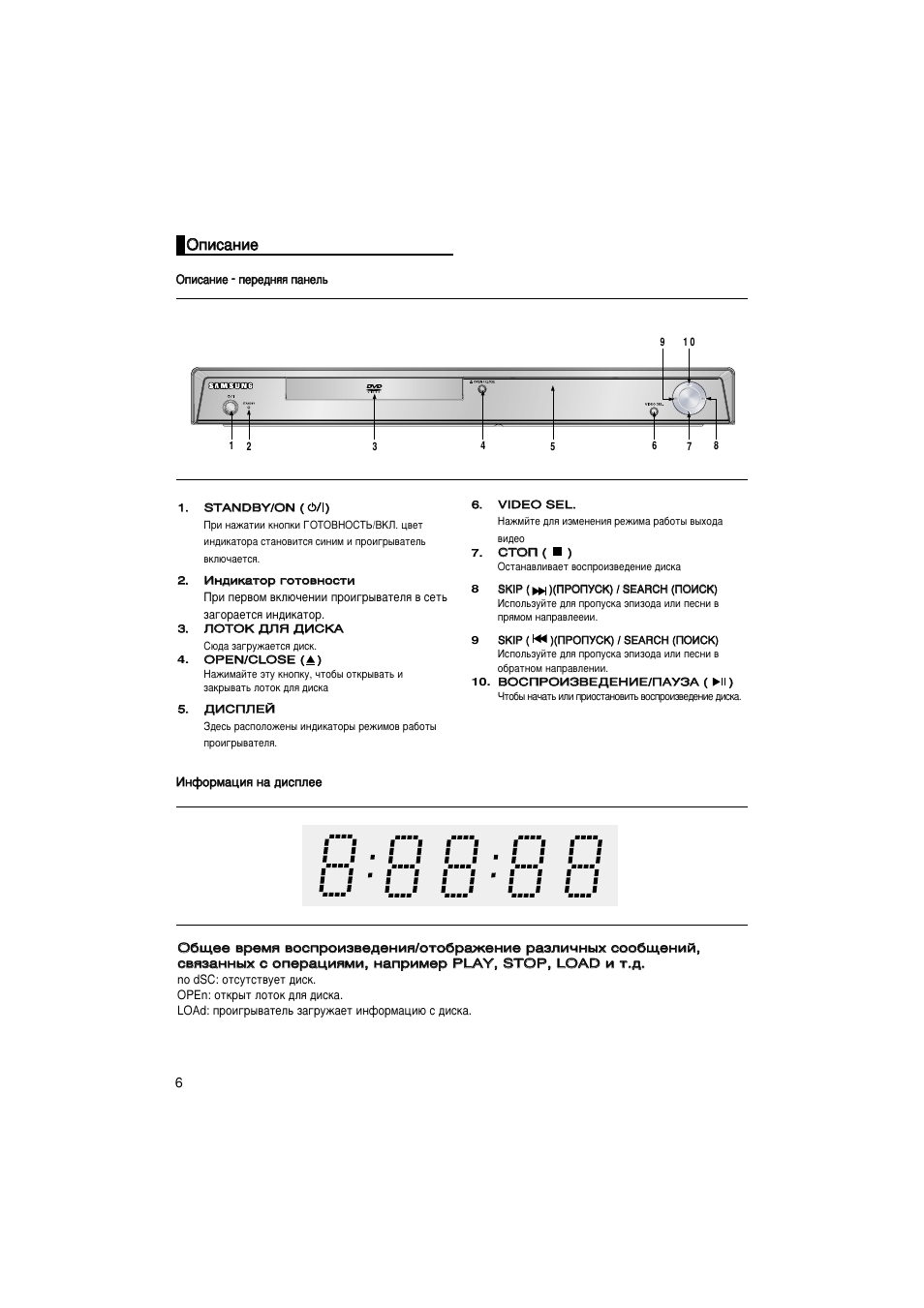 Ййф фл лт т‡ ‡м мл лв в | Samsung DVD-HD870 User Manual | Page 6 / 70