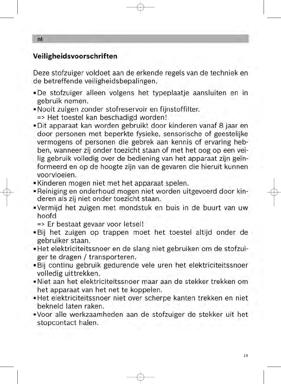 Bosch Scopa elettrica BHS41825 Pro Animal hepa 1800 W User Manual | Page 20 / 142