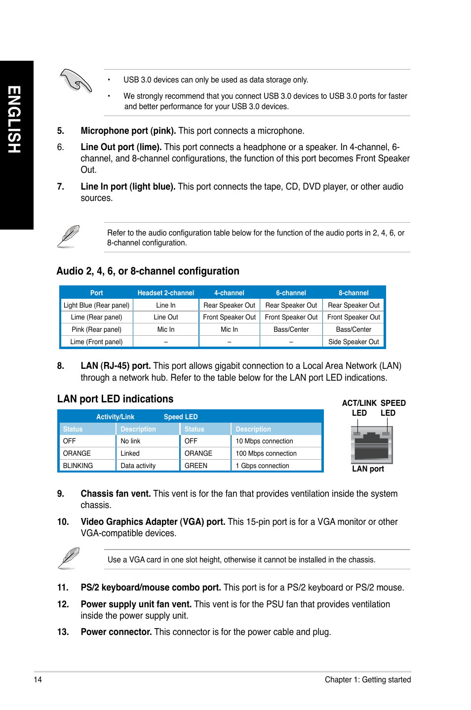 En gl is h en gl is h en gl is h en gl is h | Asus BT6130 User Manual | Page 14 / 60