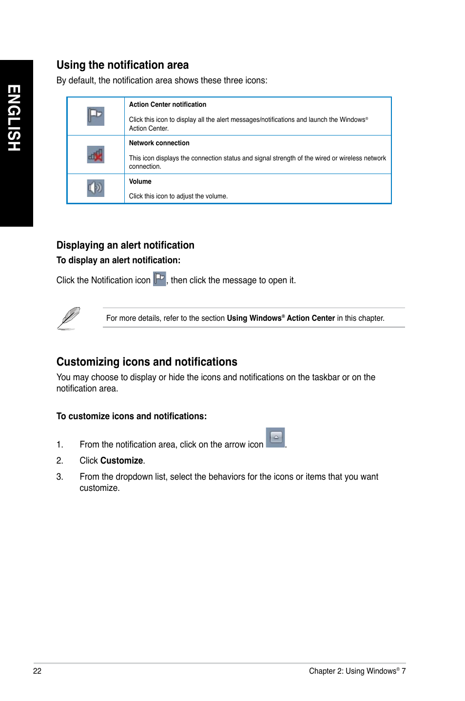 En gl is h en gl is h en gl is h en gl is h | Asus BT6130 User Manual | Page 22 / 60