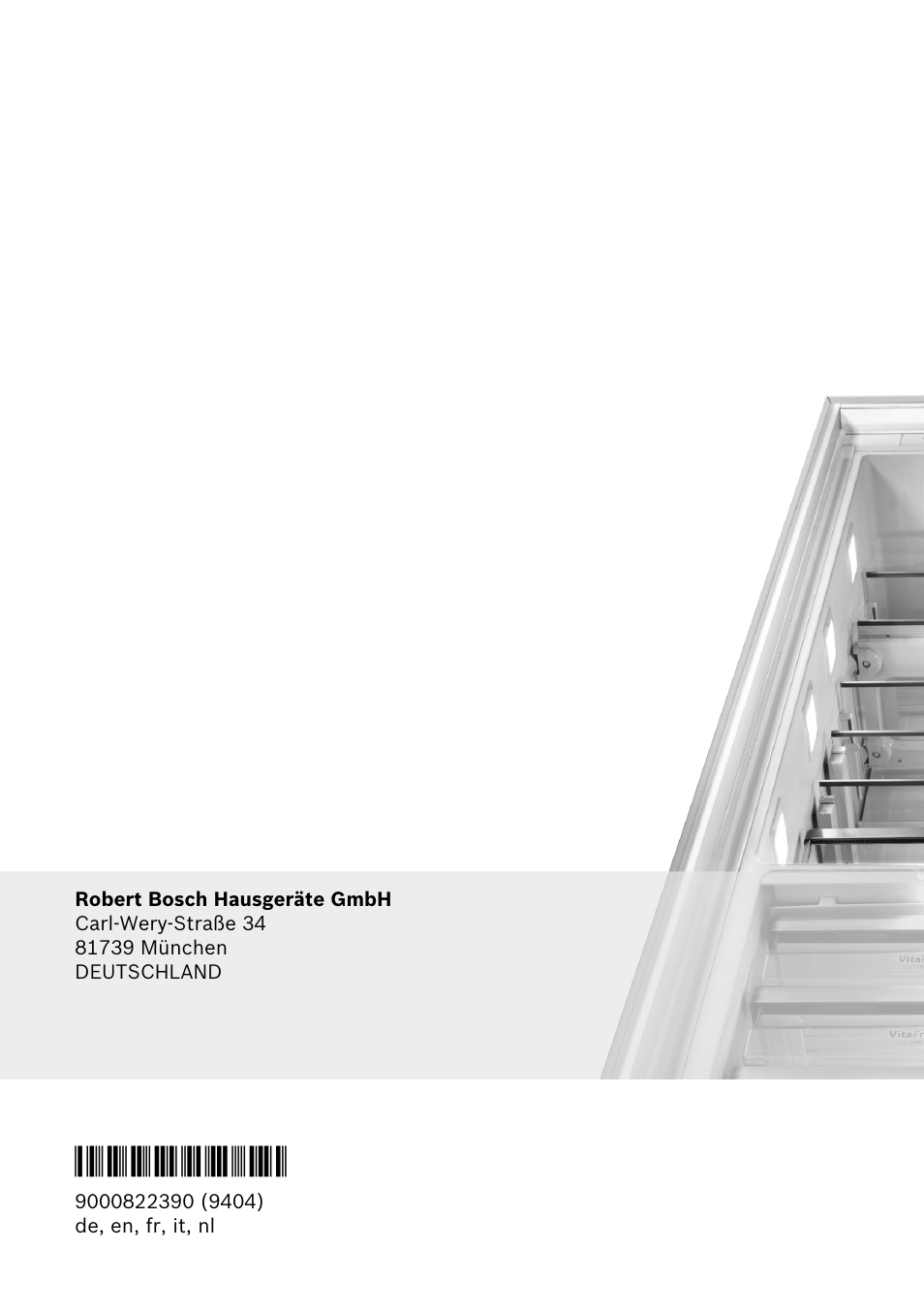 Bosch KIR31AF30 Frigorifero monoporta Porta con cerniera piatta User Manual | Page 82 / 82