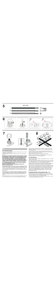 Sicherheitshinweise, Vor dem einbau, Vorbereitung des küchenmöbels (abb. 1-2) | Bosch PPS816M91E User Manual | Page 3 / 19