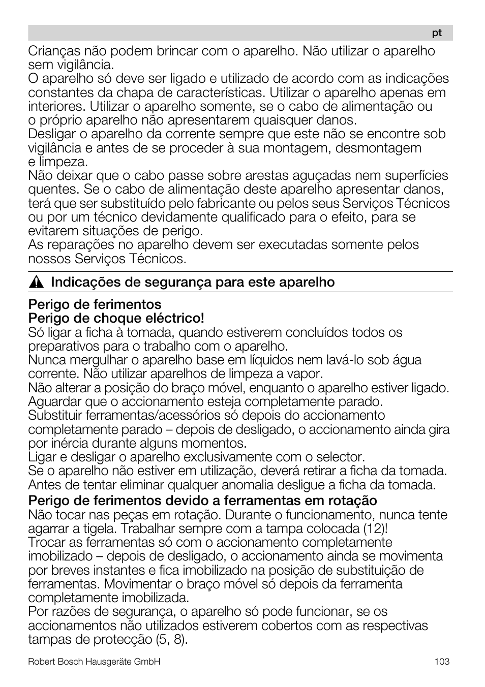 Bosch MUM56S40 User Manual | Page 103 / 173
