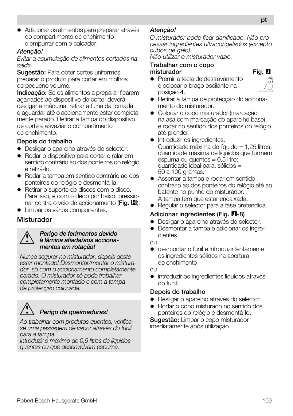 Bosch MUM56S40 User Manual | Page 109 / 173
