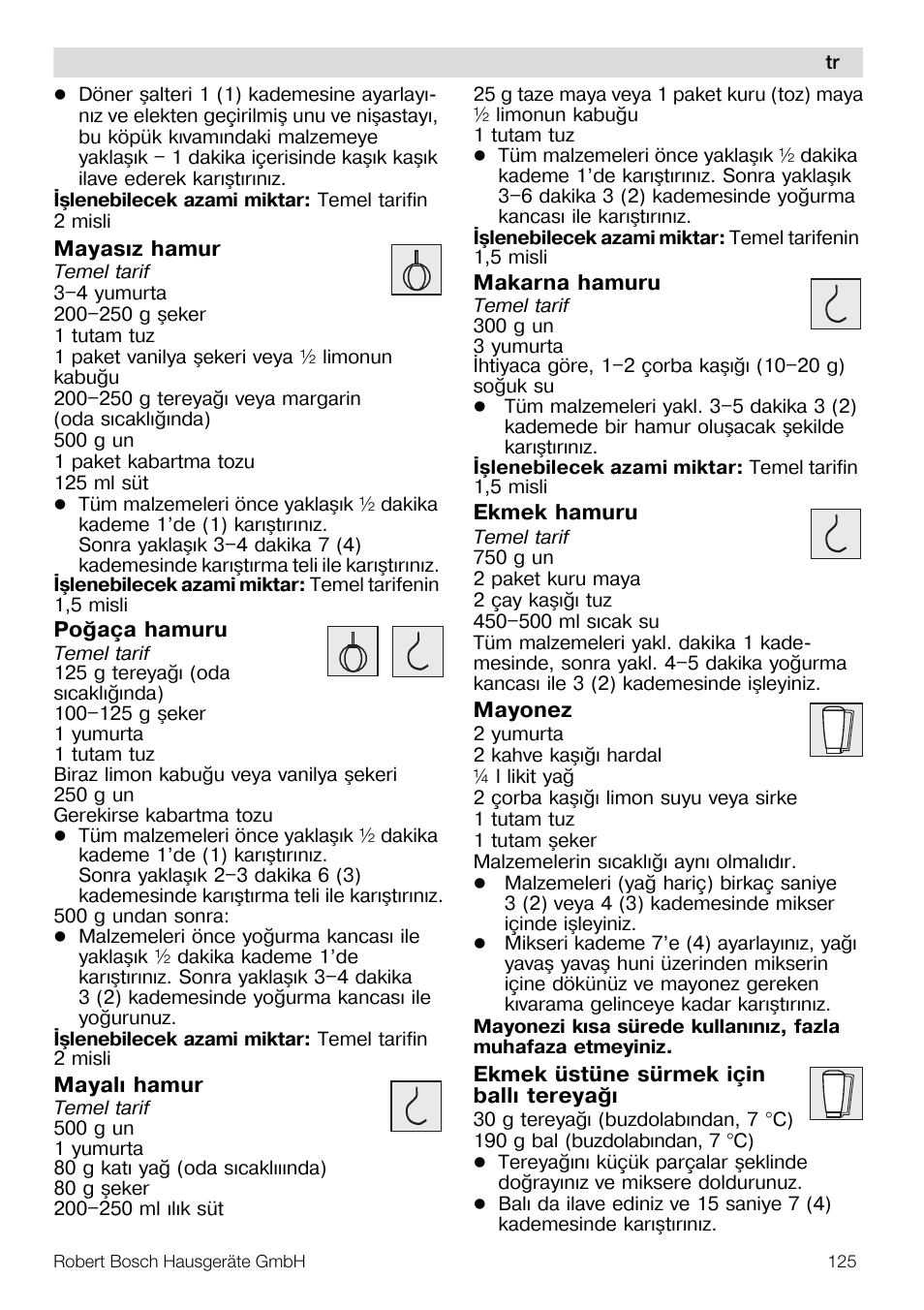 Bosch MUM56S40 User Manual | Page 125 / 173