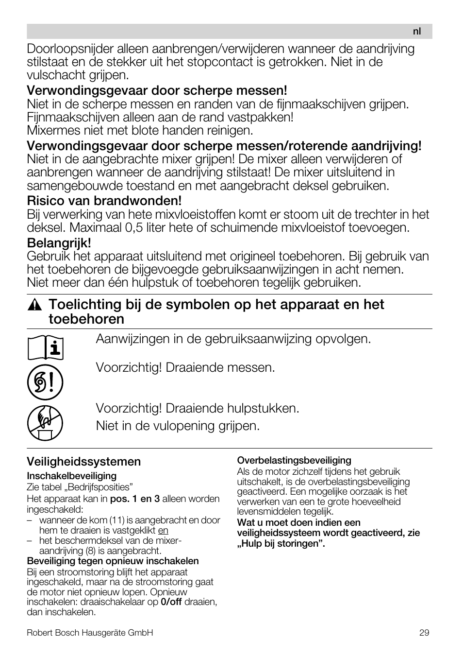 Bosch MUM56S40 User Manual | Page 29 / 173