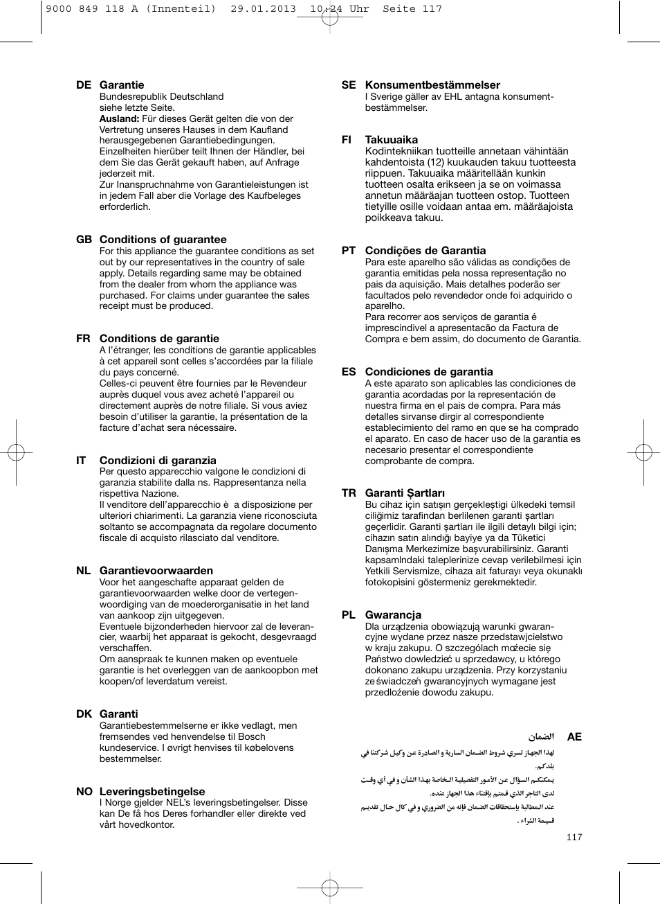 Bosch Logo Series User Manual | Page 118 / 135