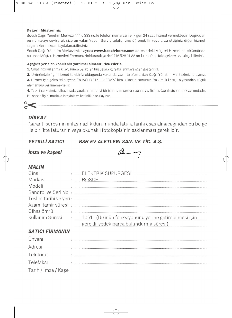 Bosch Logo Series User Manual | Page 127 / 135