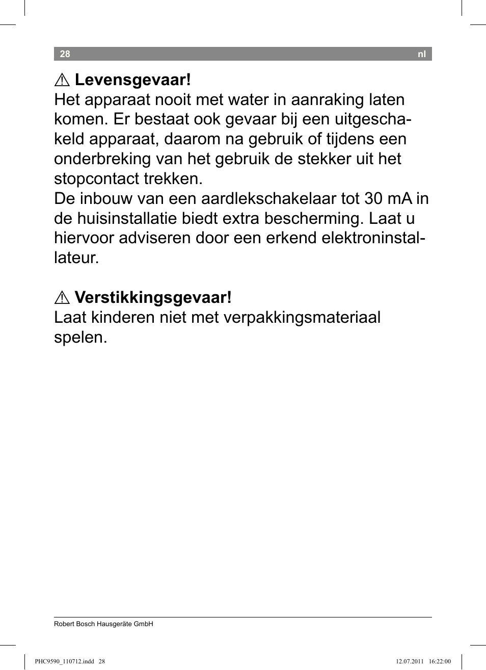 Bosch PHC9590 User Manual | Page 32 / 120