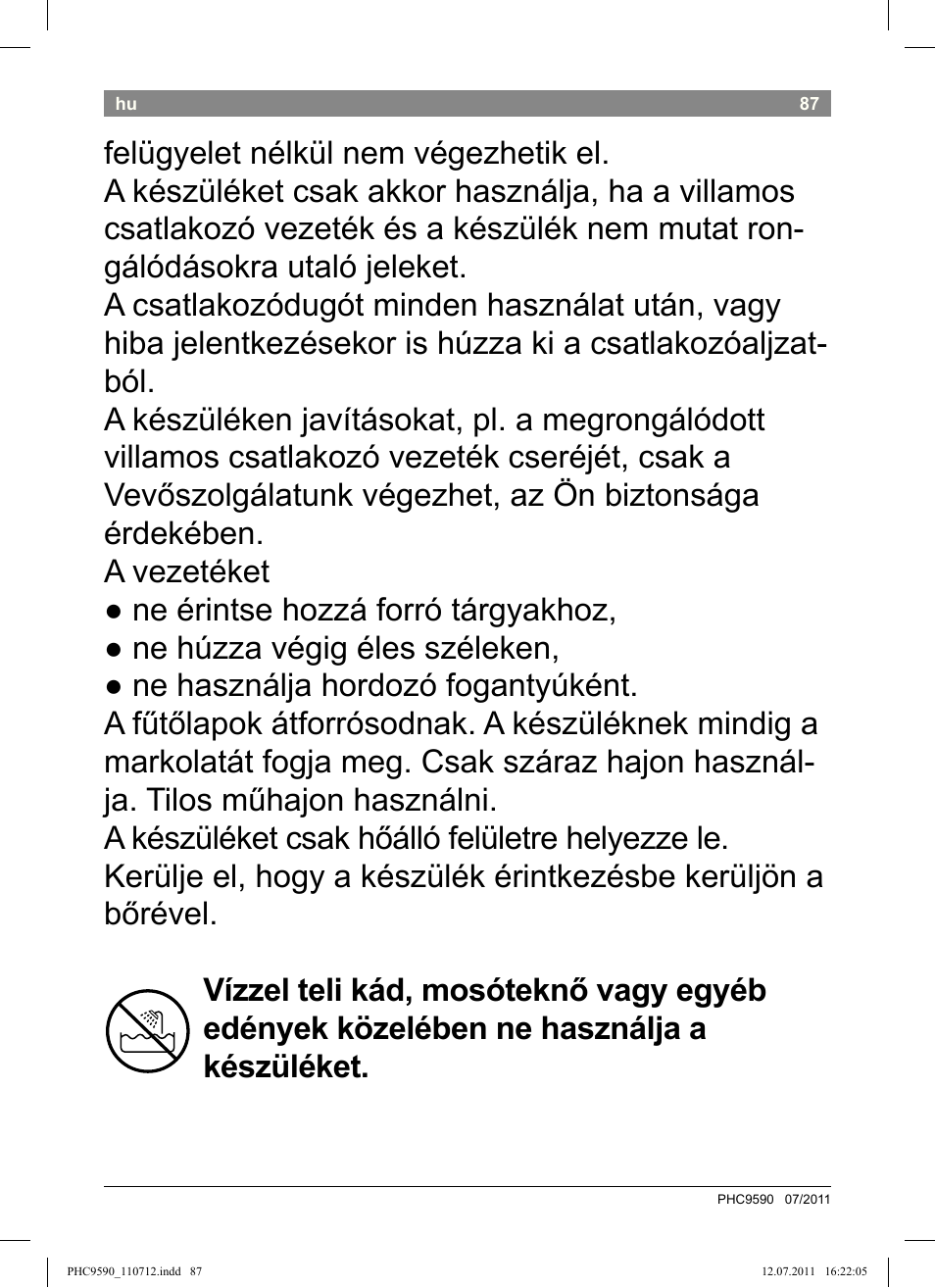 Bosch PHC9590 User Manual | Page 91 / 120