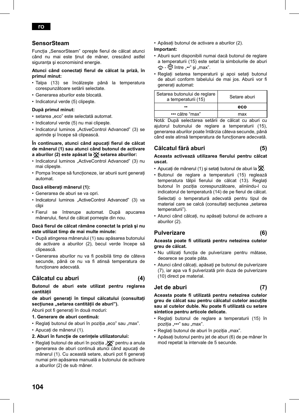 Bosch TDS1216 User Manual | Page 104 / 116