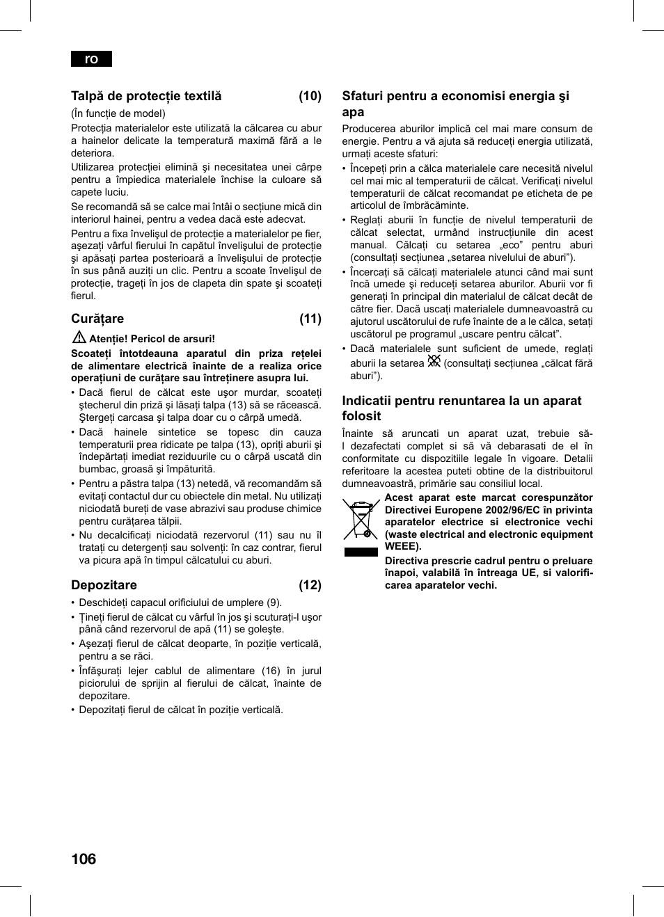 Bosch TDS1216 User Manual | Page 106 / 116