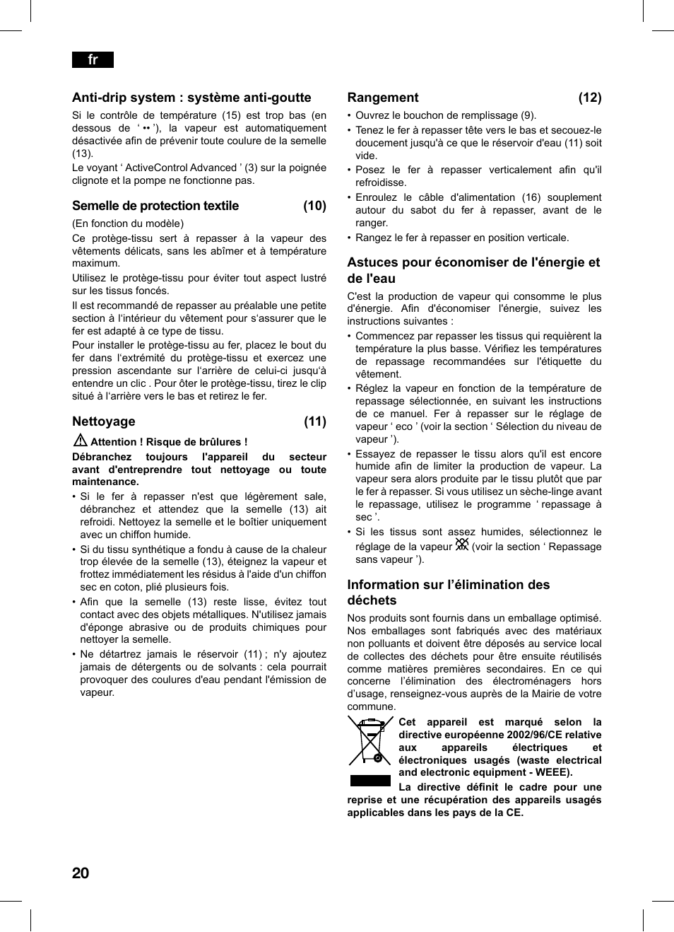 Bosch TDS1216 User Manual | Page 20 / 116