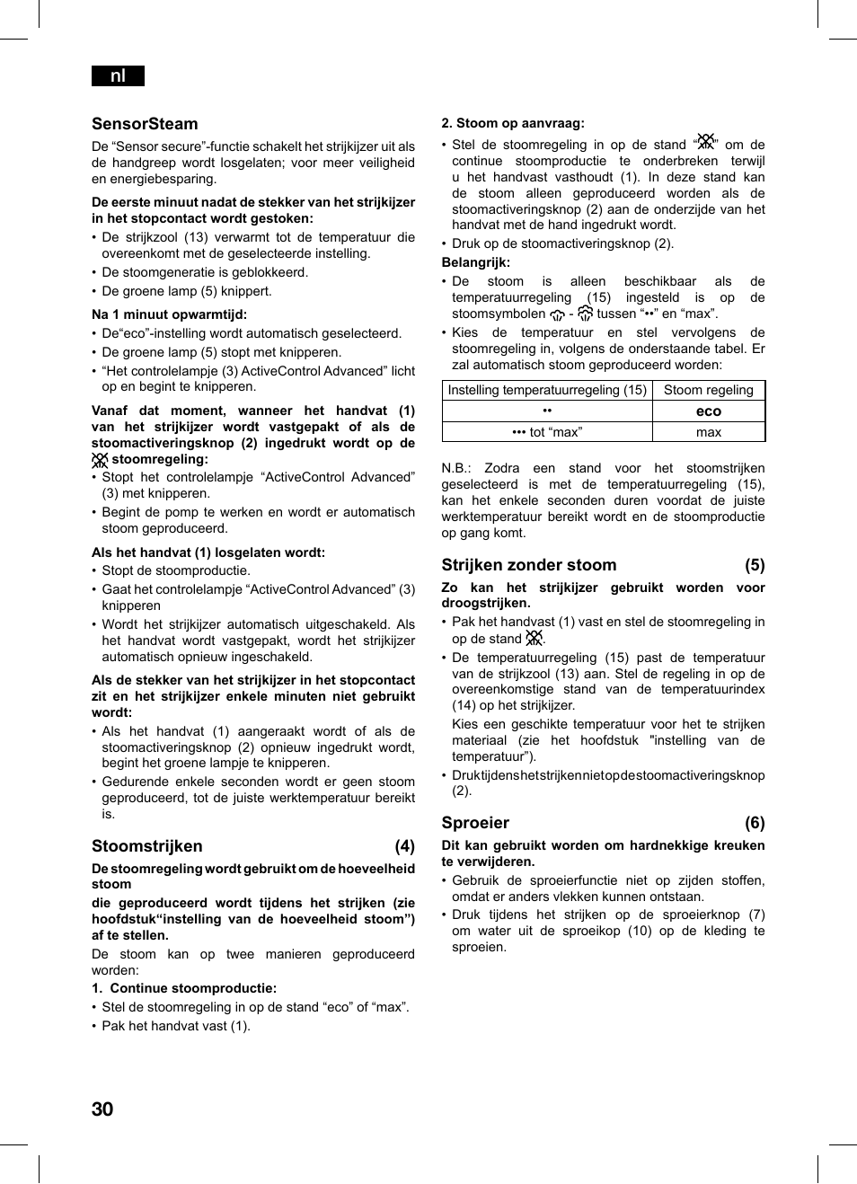 Bosch TDS1216 User Manual | Page 30 / 116