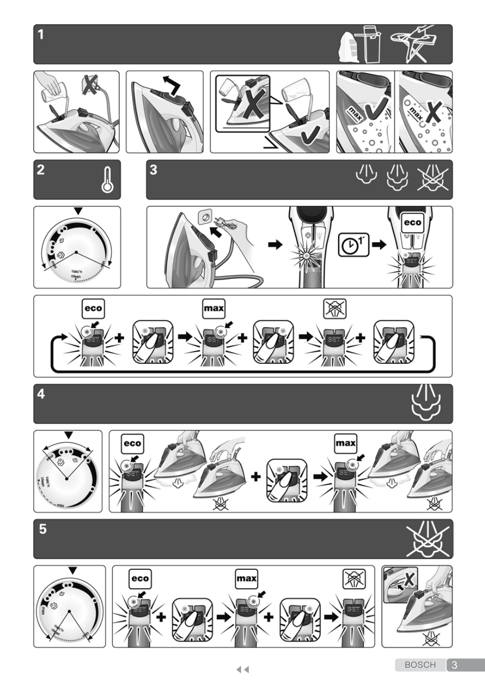 Desing 1-2-3-4-5 | Bosch TDS12SPORT User Manual | Page 3 / 150