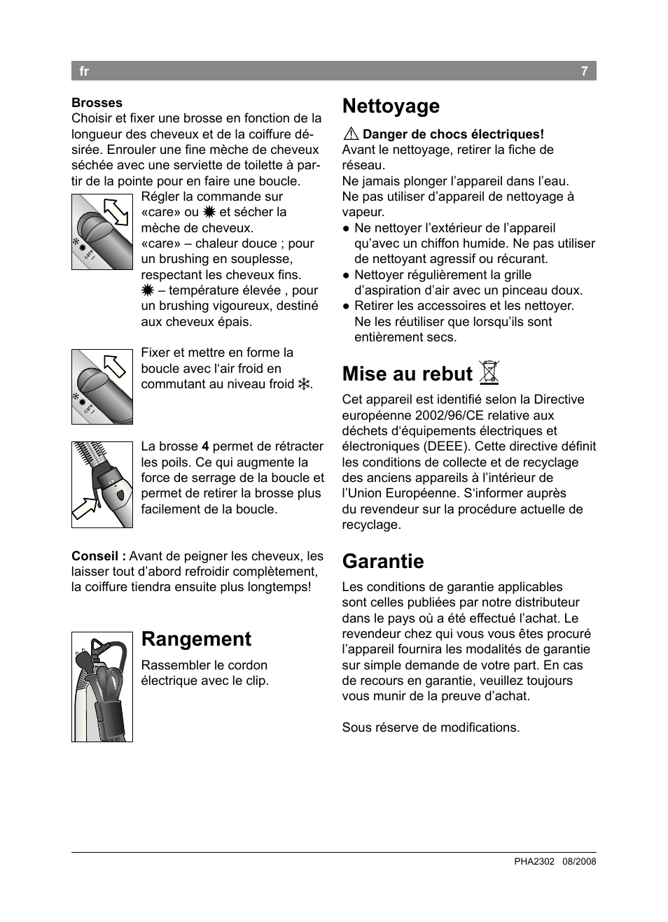 Bosch PHA2302 User Manual | Page 9 / 46