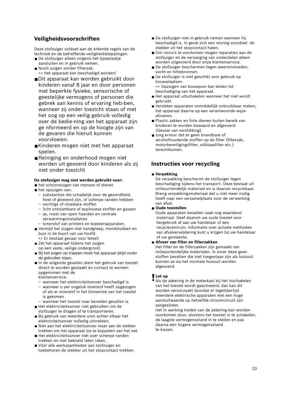 Bosch BSGL2MOV30 User Manual | Page 24 / 114