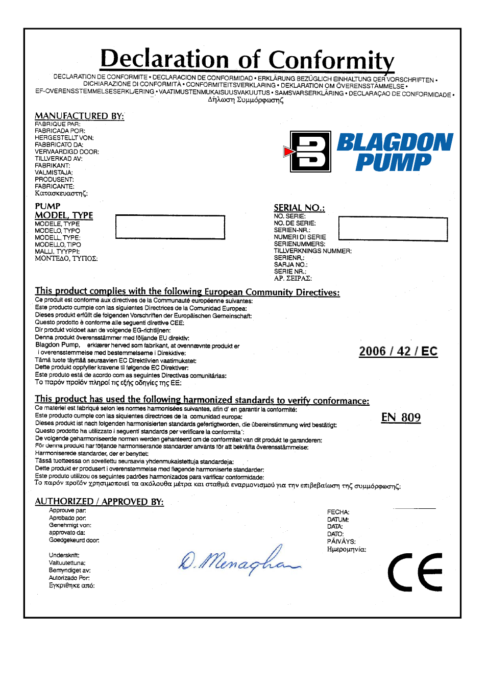 Blagdon Pump X40 Stainless Steel User Manual | Page 12 / 12