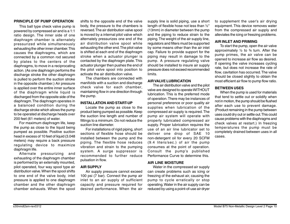 Blagdon Pump B75 Non-Metallic User Manual | Page 10 / 36