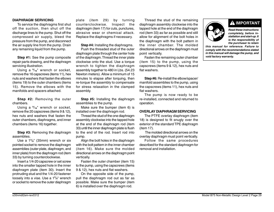 Blagdon Pump B75 Non-Metallic User Manual | Page 29 / 36