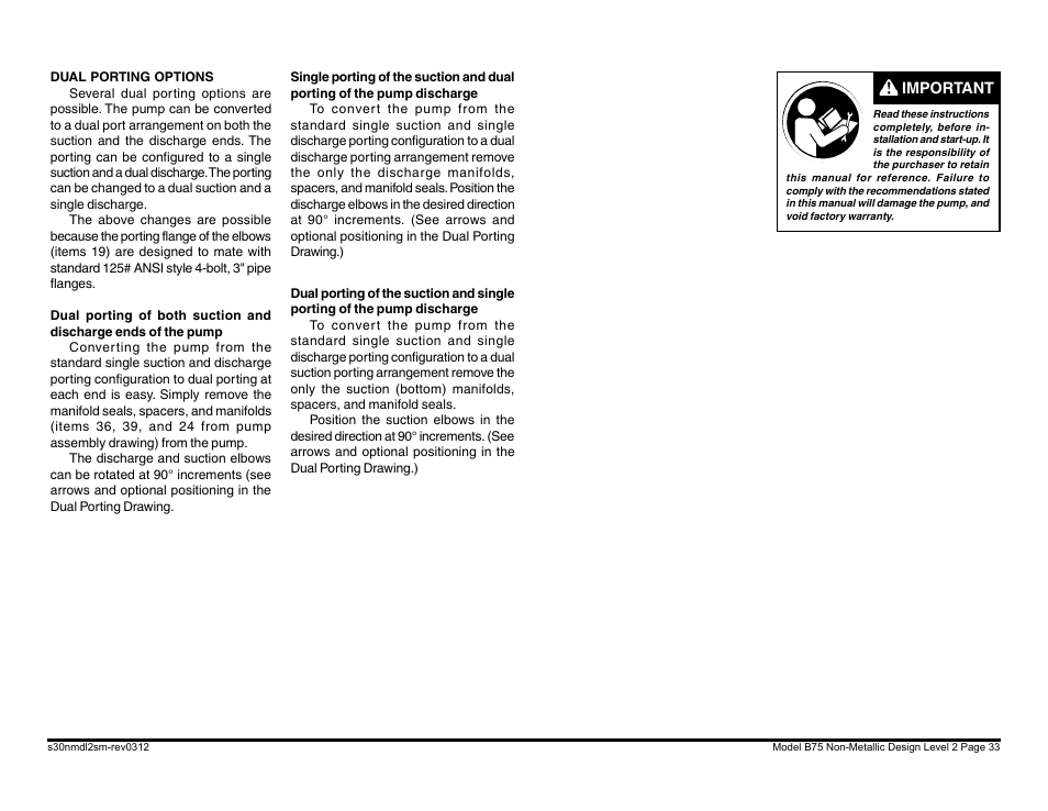 Blagdon Pump B75 Non-Metallic User Manual | Page 33 / 36