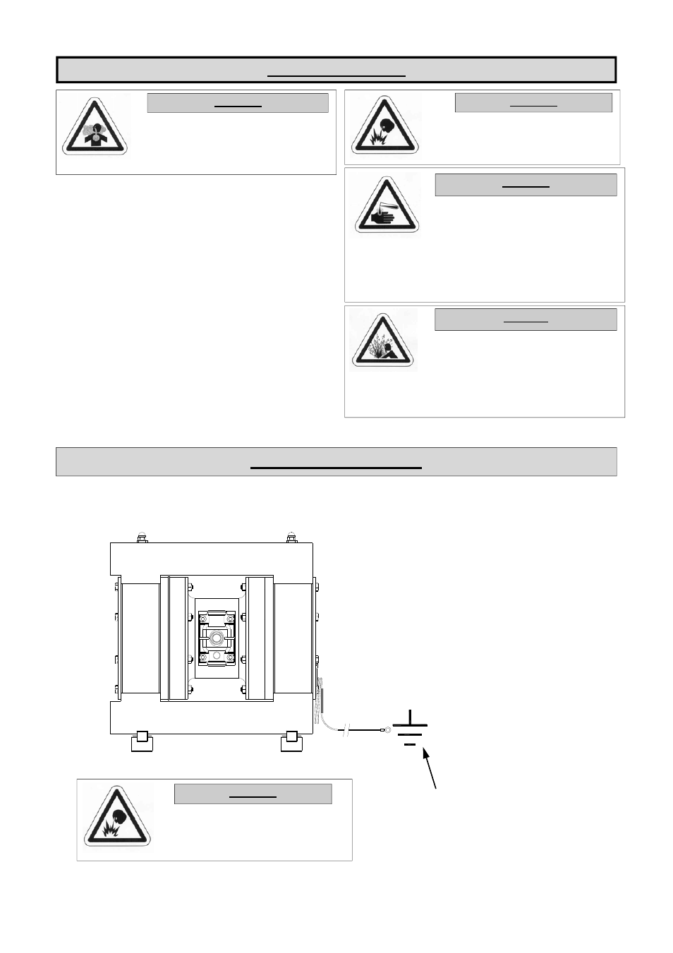 Grounding the pump, Atex certified models | Blagdon Pump X25 PTFE Non-Metallic User Manual | Page 13 / 16