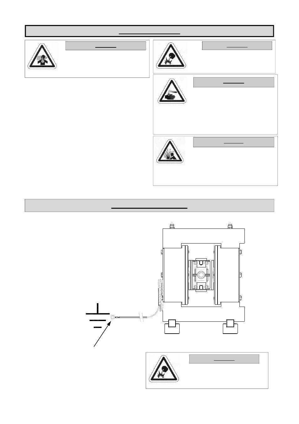 Grounding the pump, Atex certified models | Blagdon Pump X15 PTFE Non-Metallic User Manual | Page 13 / 16