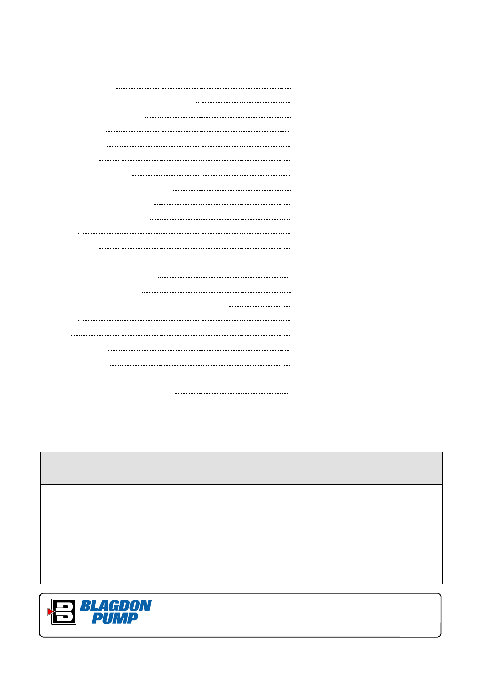 Blagdon Pump X15 PTFE Non-Metallic User Manual | Page 2 / 16