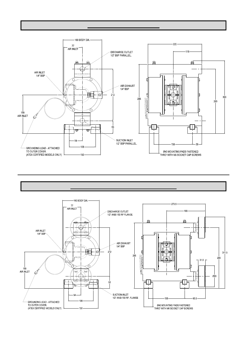 Blagdon Pump X15 PTFE Non-Metallic User Manual | Page 7 / 16