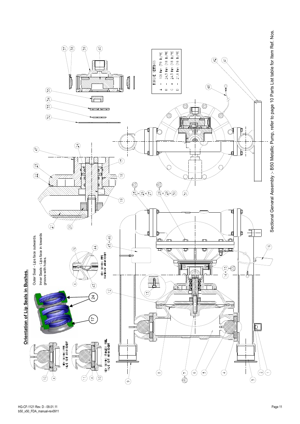 Blagdon Pump X50 FDA User Manual | Page 11 / 12