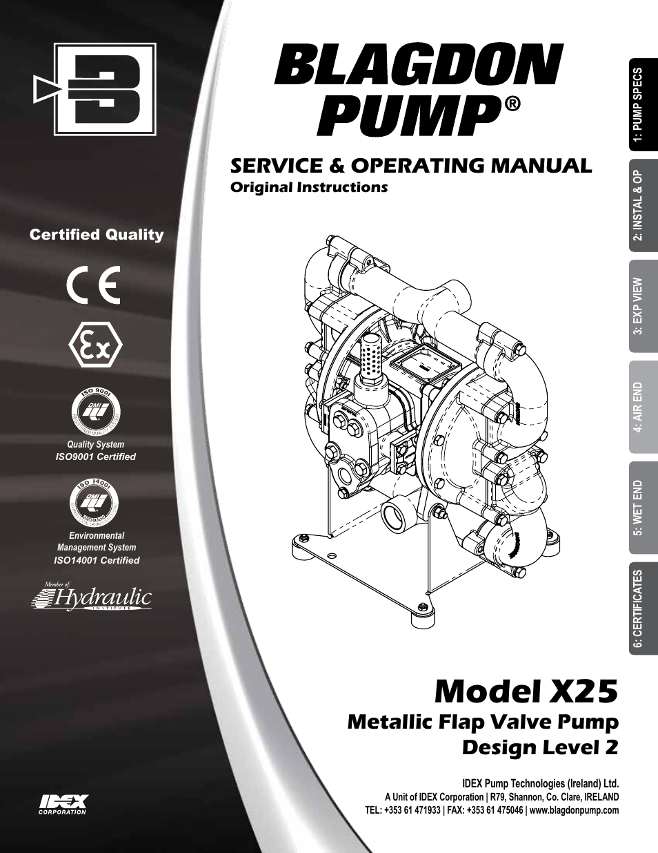 Blagdon Pump X25 Metallic Flap Valve User Manual | 19 pages