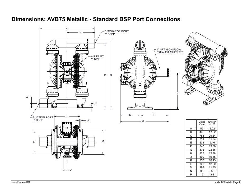 Blagdon Pump AVB75 Metallic User Manual | Page 6 / 32