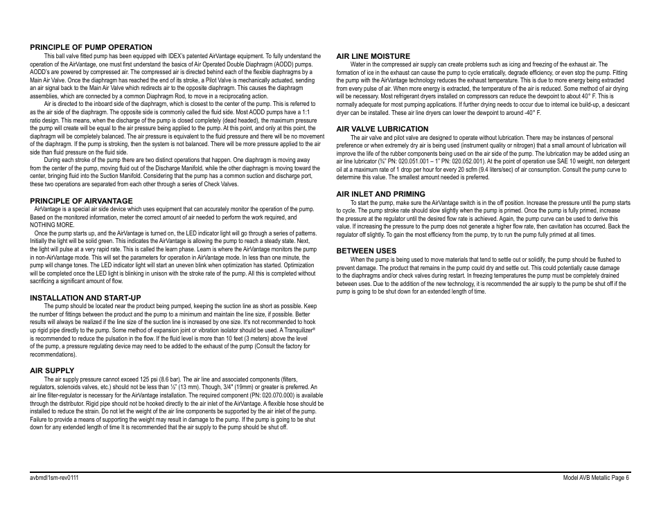 Blagdon Pump AVB75 Metallic User Manual | Page 8 / 32