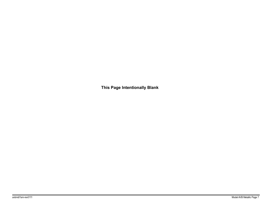 This page intentionally blank | Blagdon Pump AVB75 Metallic User Manual | Page 9 / 32