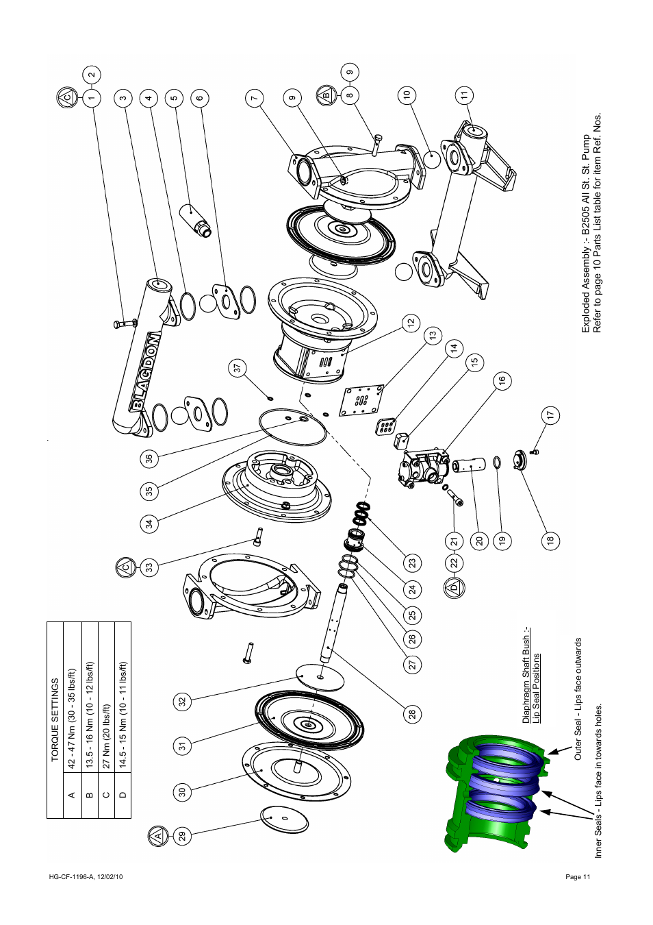 Blagdon Pump X25 Metallic User Manual | Page 11 / 12